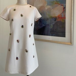 Mini dress embellished
